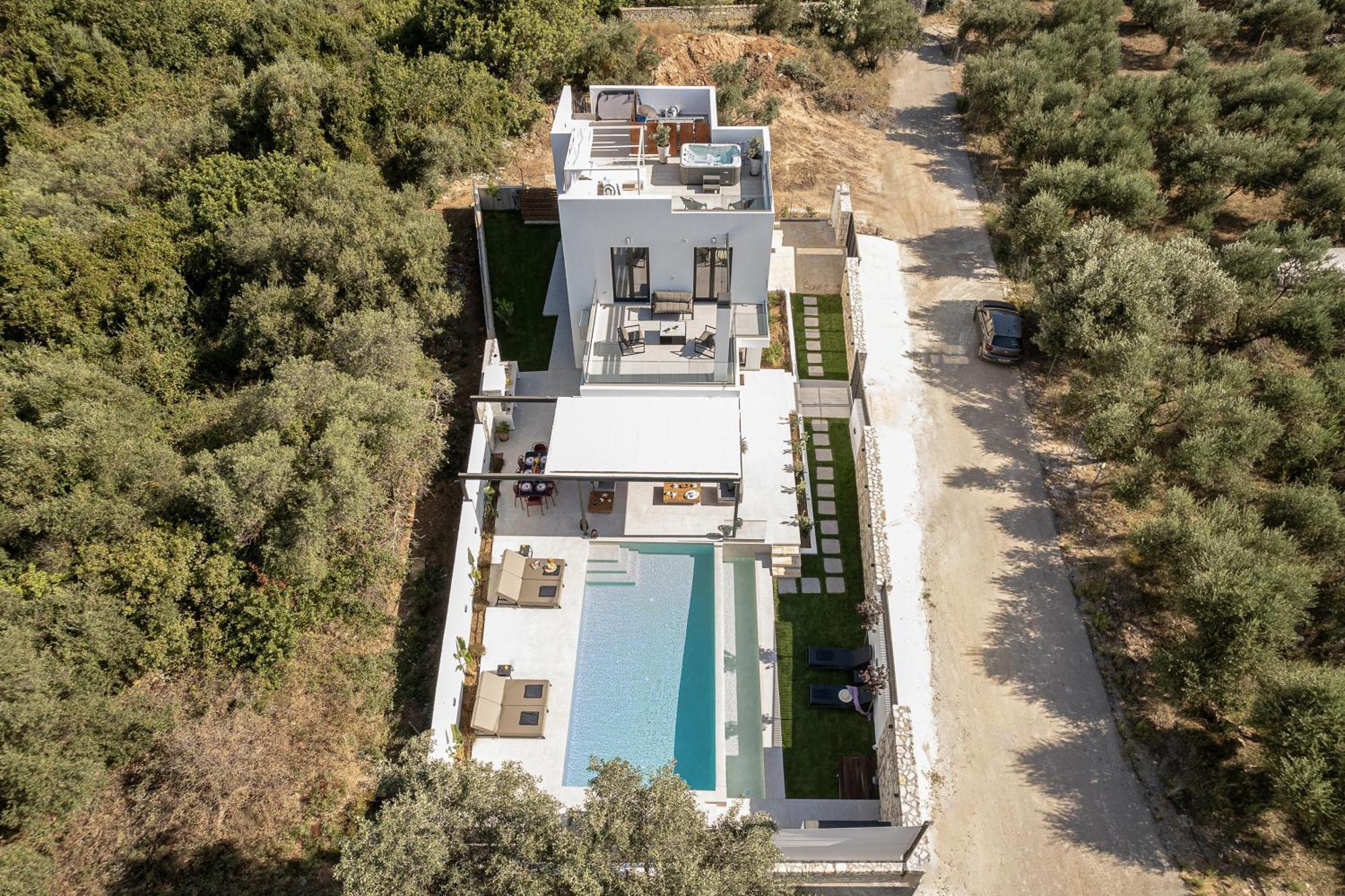 Avrilia Seaside Villa Heated Pool Almirída Kültér fotó