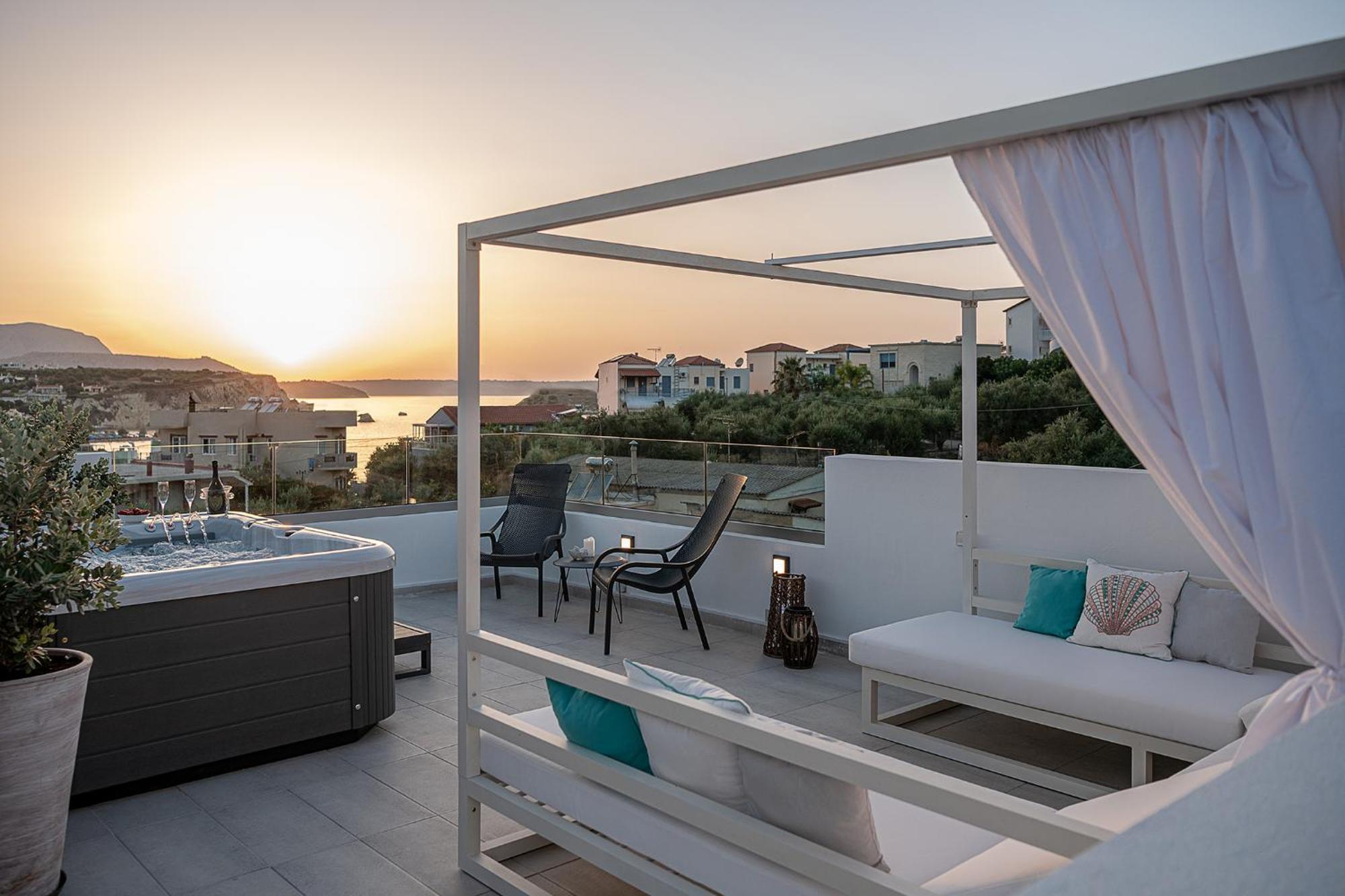 Avrilia Seaside Villa Heated Pool Almirída Kültér fotó