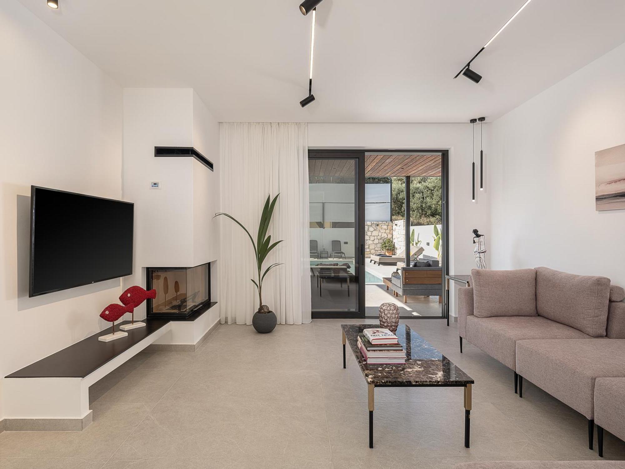 Avrilia Seaside Villa Heated Pool Almirída Kültér fotó