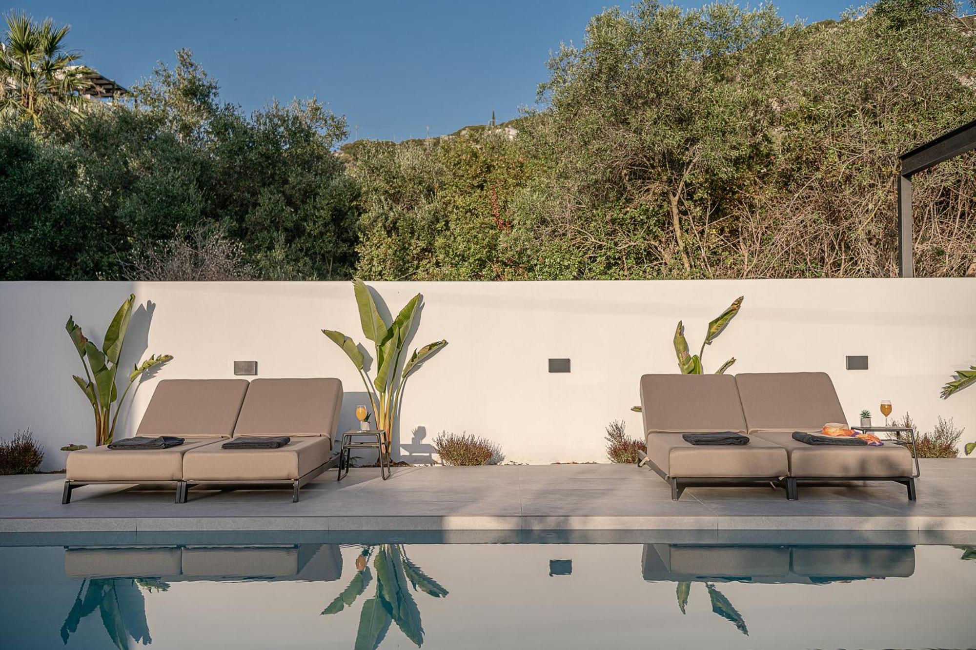 Avrilia Seaside Villa Heated Pool Almirída Kültér fotó
